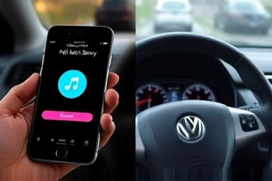 Offline music listening on phone and car