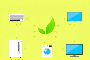 Infographic of energy-saving tips for home appliances.