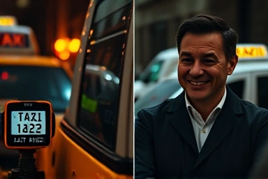 Taxi surcharge stress vs. savings, clever timing, financial relief.