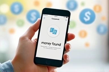 Finding hidden money on a smartphone notification