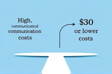 Path from high to low communication costs with affordable mobile plans