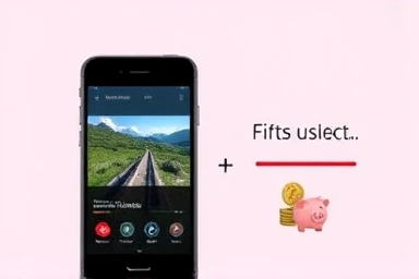 Smartphone streaming with data savings