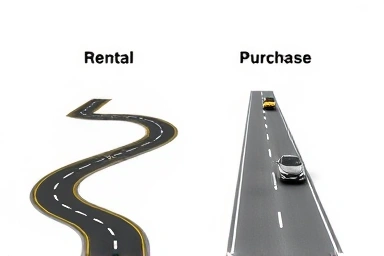 Long-term cost comparison bidet rental versus purchase.