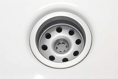 Modern bathroom drain with scientific odor and pest blocking trap