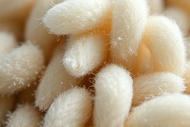 Wool duster attracts dust electrostatically