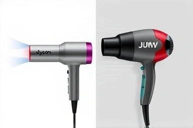 Dyson vs JMW hair dryer comparison