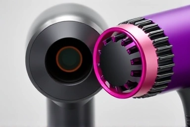Hair dryer nozzle comparison, airflow technology