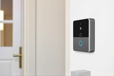 Modern intercom and videophone system for home security.