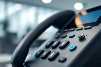 High-quality internet phone for clear business calls.