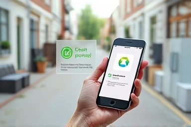 Smartphone app for easy large waste disposal reporting.