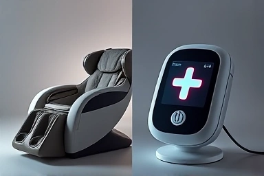 Massage chair vs. therapeutic medical device comparison