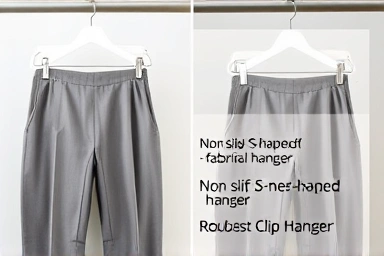Pant hanger comparison: slippage vs secure grip, fabric protection