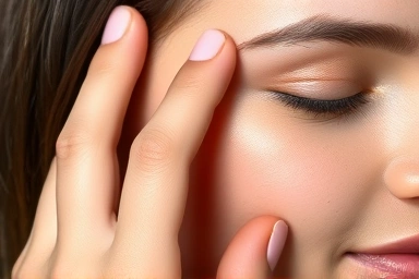 Healthy skin and hair after using purified water