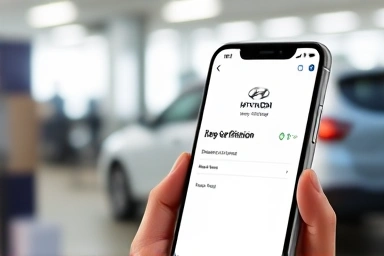 Smartphone app showing easy car service booking confirmation.