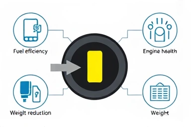 Infographic showing optimal fuel level for car efficiency