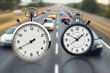 Real-time analysis of car insurance emergency roadside assistance arrival times