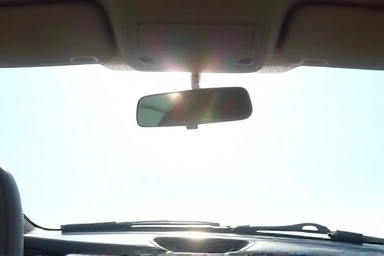 Cool and comfortable car interior shielded from harsh sunlight.