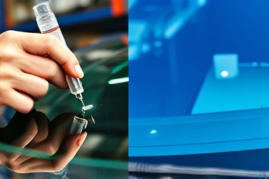 Windshield repair process vs. new windshield