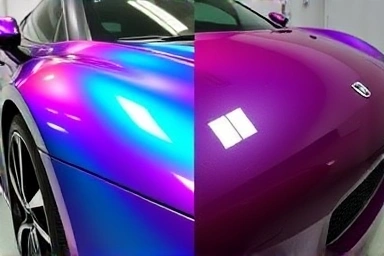 Car wrap vs. paint finish comparison