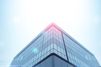 Modern office building symbolizing corporate transparency and future growth.