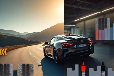 Split image: car performance vs. potential engine trouble.