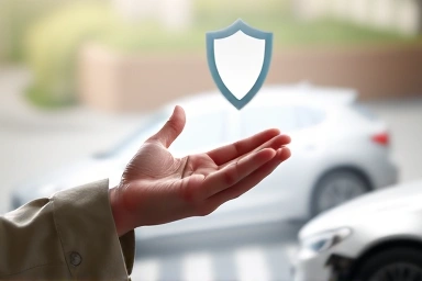 Helping hand offering protection after accident