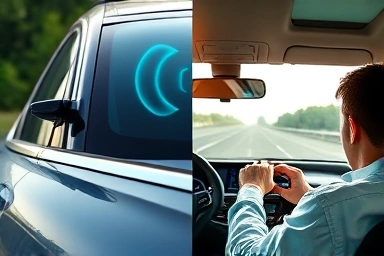 Car sensors and relaxed driver in autonomous vehicle
