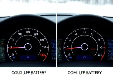 EV battery performance in cold weather: LFP vs NCM