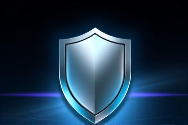 Abstract shield protecting car engine and battery components