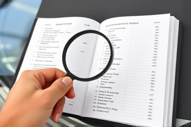 Examining car service history for odometer fraud.