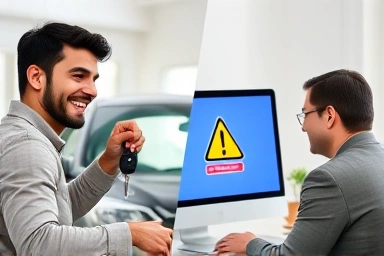 Online used car trading safety and risks comparison