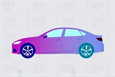 Symbolic representation of transparent car ownership and clear history.