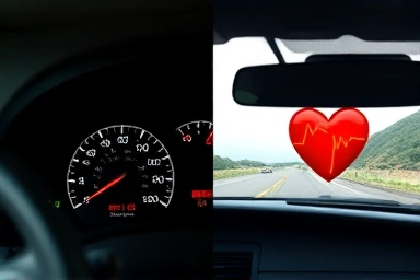 Split image showing car neglect vs. proper maintenance.