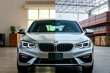 Domestic vs. international used car market value comparison.