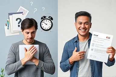 Before and after of car ownership transfer stress and relief