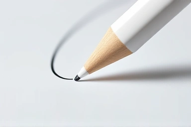 Close-up of Apple Pencil Pro on iPad Pro screen