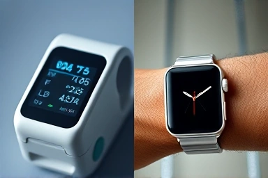 Apple Watch vs medical pulse oximeter comparison.