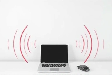 Symbolic representation of Bluetooth signal interference