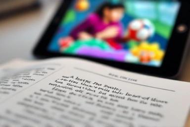 E-ink screen texture vs tablet screen vibrant colors