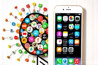Simplified smartphone interface for easy senior use.