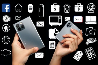 Comparison of premium foldable phones, Fold and Flip models.