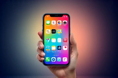 Personalized Samsung smartphone home screen with custom icons and widgets.