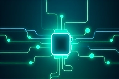 Conceptual image of smart device battery power conservation.