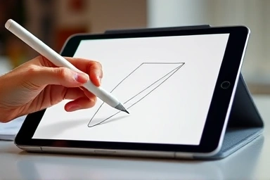 iPad with Smart Keyboard Folio for creative work and notes