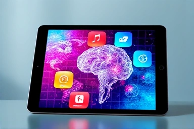 iPadOS 19 AI visualization on tablet