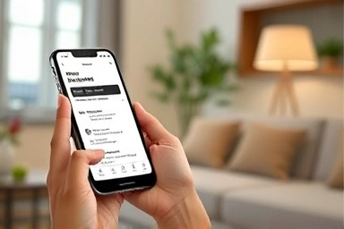 User interacting with personalized AI on iPhone