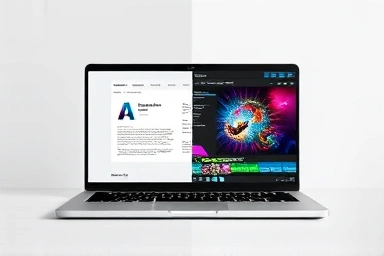 Laptop screen recording comparison: simple vs. complex