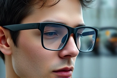 Smart glasses with AI enhancing call quality