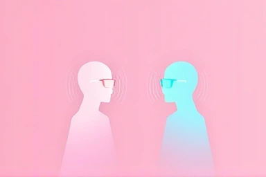 Symbolic image of clear AI-powered communication