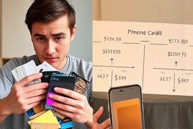 Confused vs. confident smartphone buyer, financial clarity